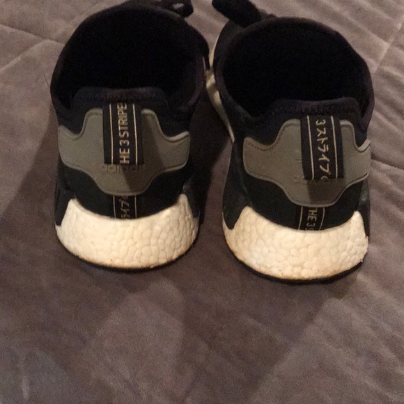 ADIDAS NMD R1 CORE BLACK, US SIZE 11, - Picture 3 of 5